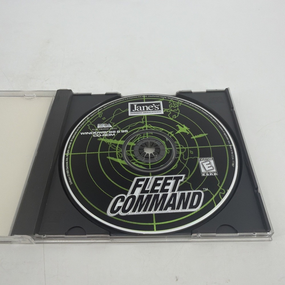 Janes Fleet Command (1999) Pre-Owned US Retail Store Big Box Edition As Shown - Picture 7 of 8